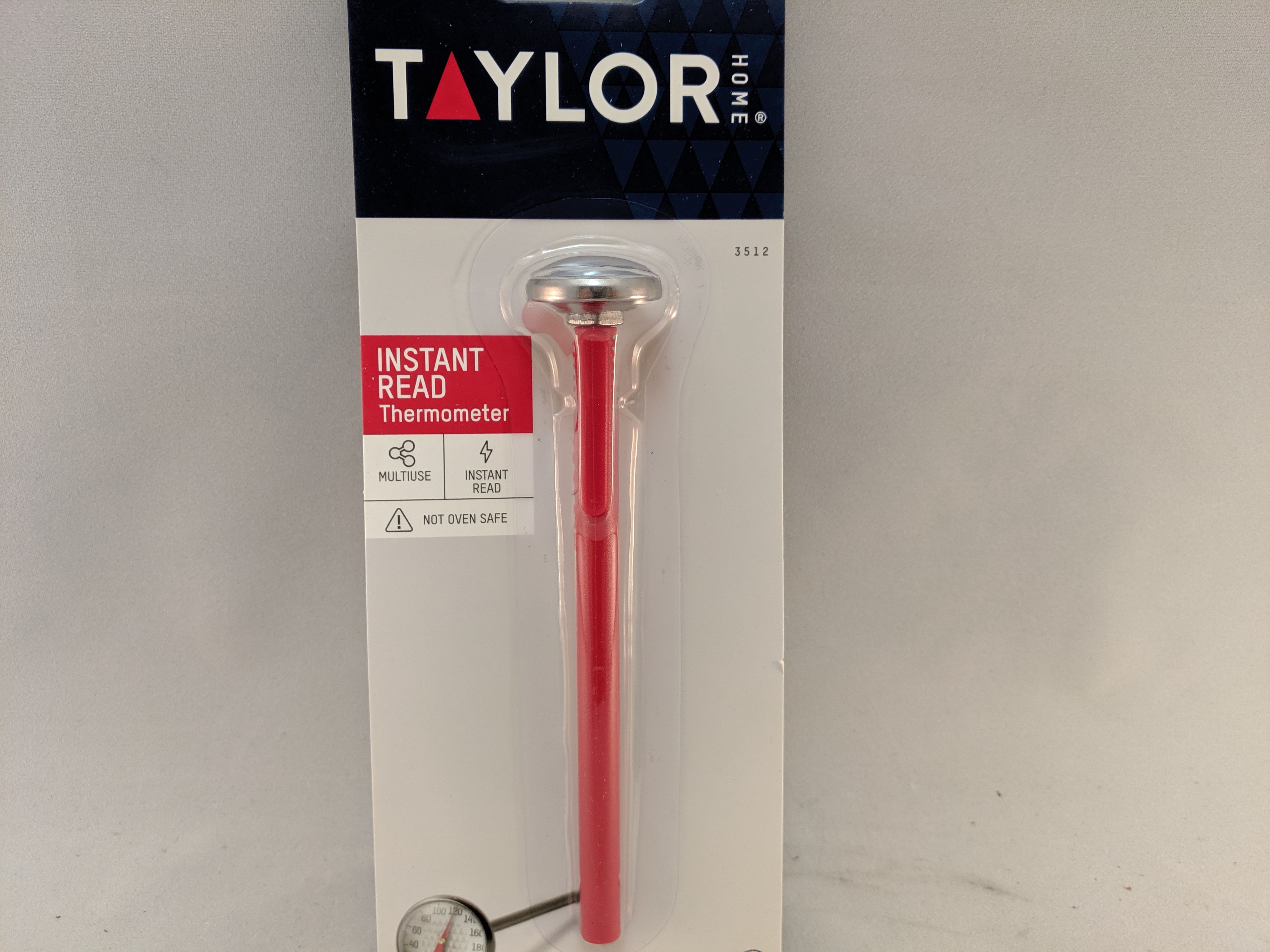 Taylor 3512 Instant Read 1 Dial Thermometer