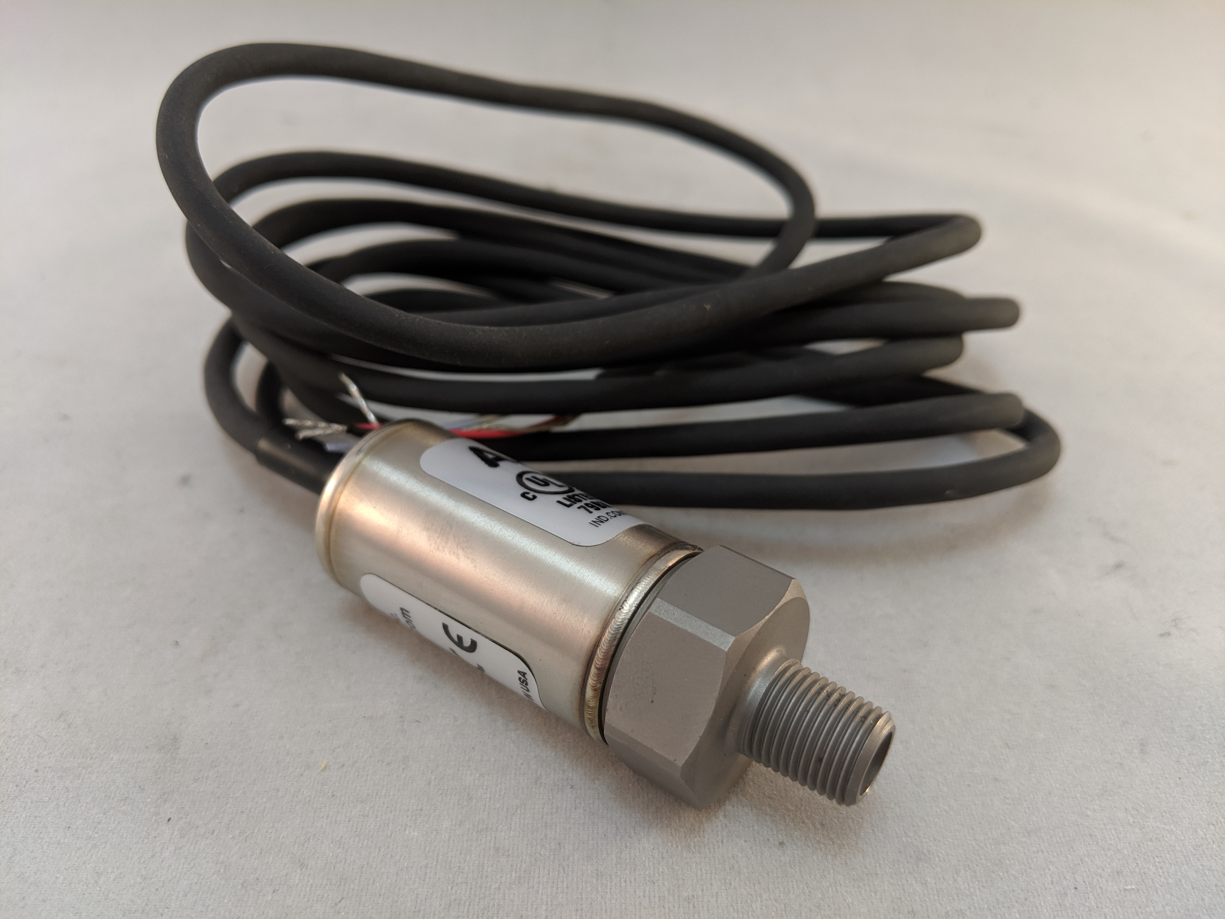 PRESSURE TRANSDUCER 200PSI 4-20MADC 1/8"NPT 6'CABLE 17-4PH