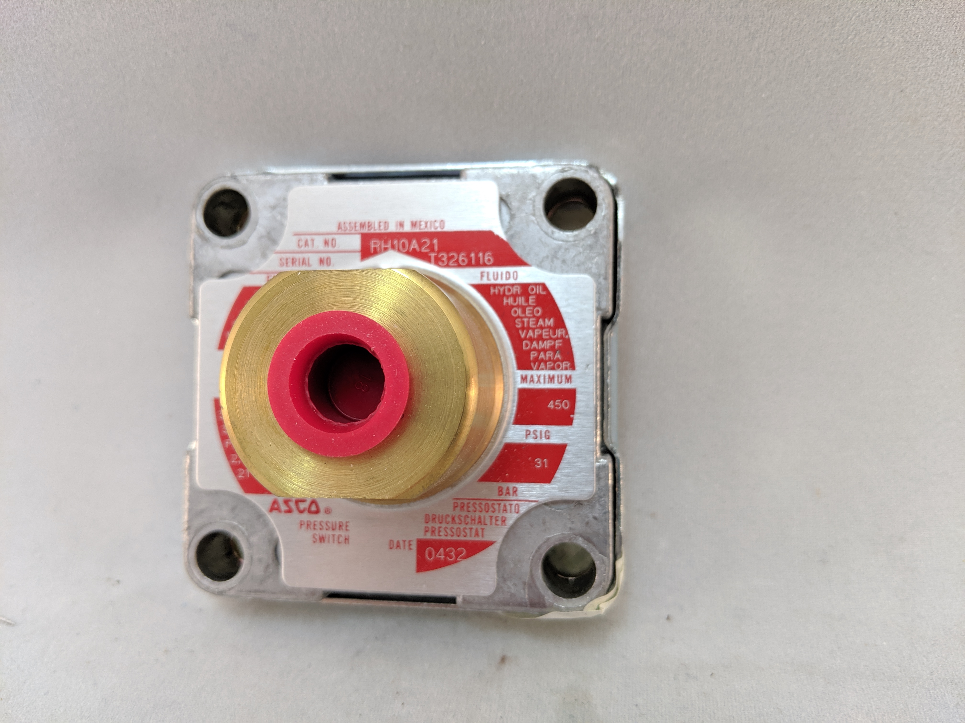 PRESSURE TRANSDUCER, 30-300PSI