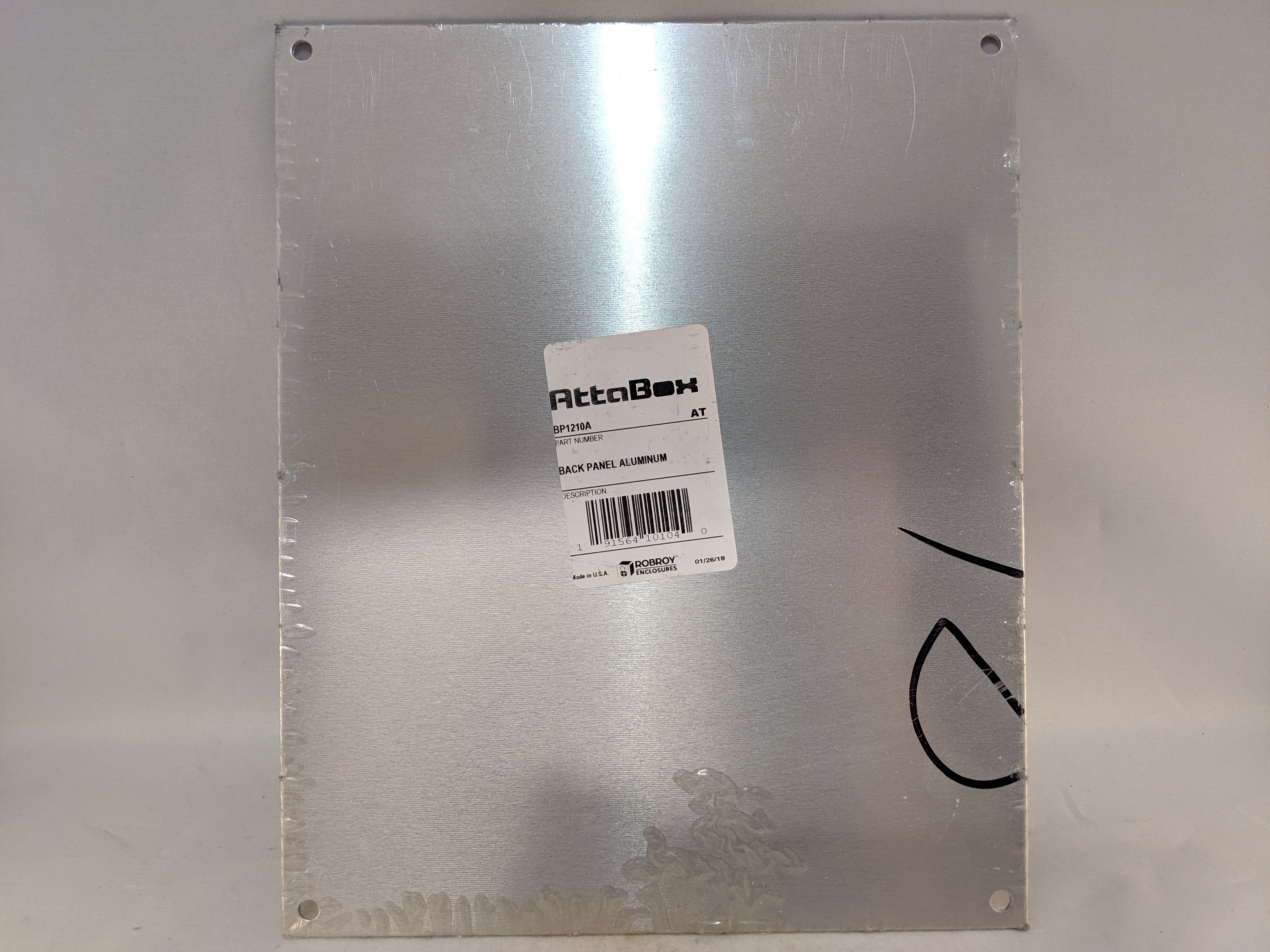 ALUMINUM BACK PANEL FOR 12X10 HEARTLAND & FREEDOM SERIES