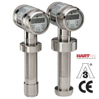 Noshok, 20 Series Intelligent Silo & Tank Level Sanitary Pressure Transmitters King Gage Standard 6"