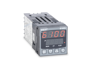 1/16 DIN Temperature Controller, Universal Input,(1) Relay Output, 100-240VAC, Red Upper & Lower Display, Transmitter Power Supply