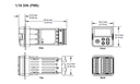 1/16 DIN EZ ZONE PM CONTROLLER UNIVERSAL INPUT 100-240VAC