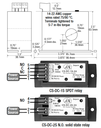 CS-DC Series AC/DC Current Switch, Solid Core