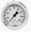 213.53 Series Industrial Brass Glycerine/Water Mix Filled Pressure Gauge, 0 to 100 psi