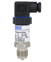 S-10 Pressure Transmitter -30inHg/30PSI, 4-20mA, 2 WIRE DIN Connector, 1/2"NPT