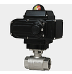 WE01 2-Piece Stainless Steel Ball Valve, 1", 110 VAC Electric, 2 Position