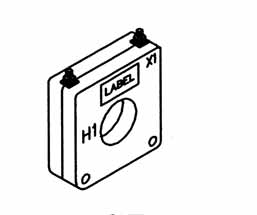 CURRENT TRANSFORMER 500:5 WITH FEET & TERMINALS