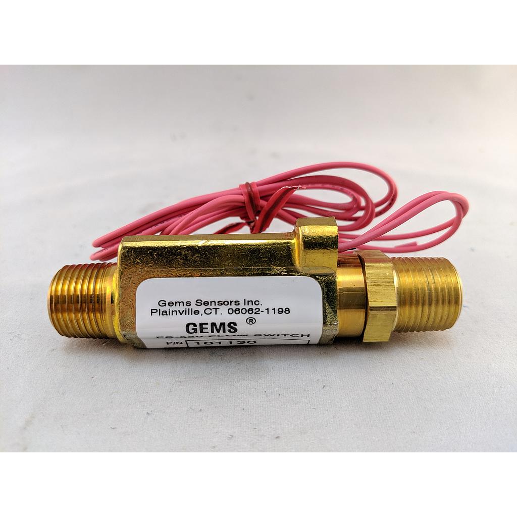 FS-380 SERIES IN-LINE FLOW SWITCH BRASS 3/8" NPT 0.15 GPM