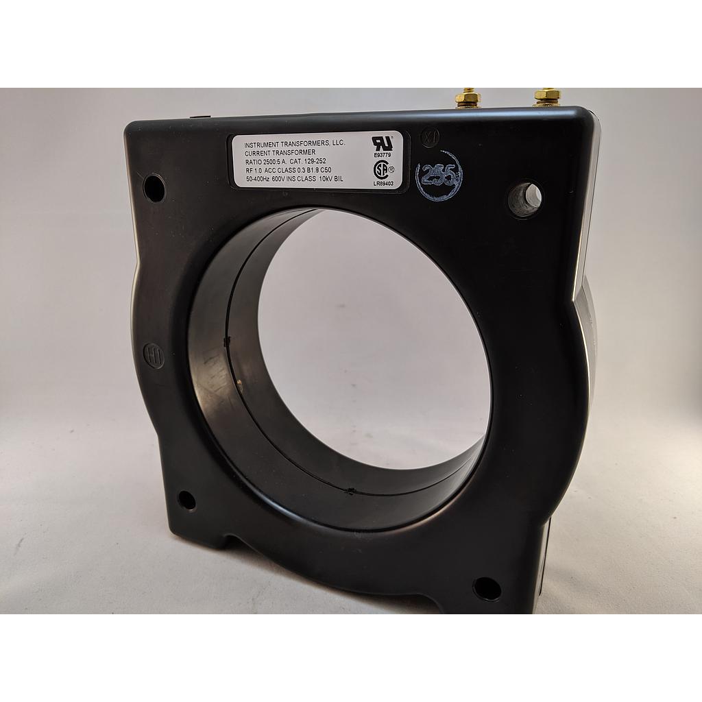 CURRENT TRANSFORMER 2500:5 RATIO, 5.5" WINDOW