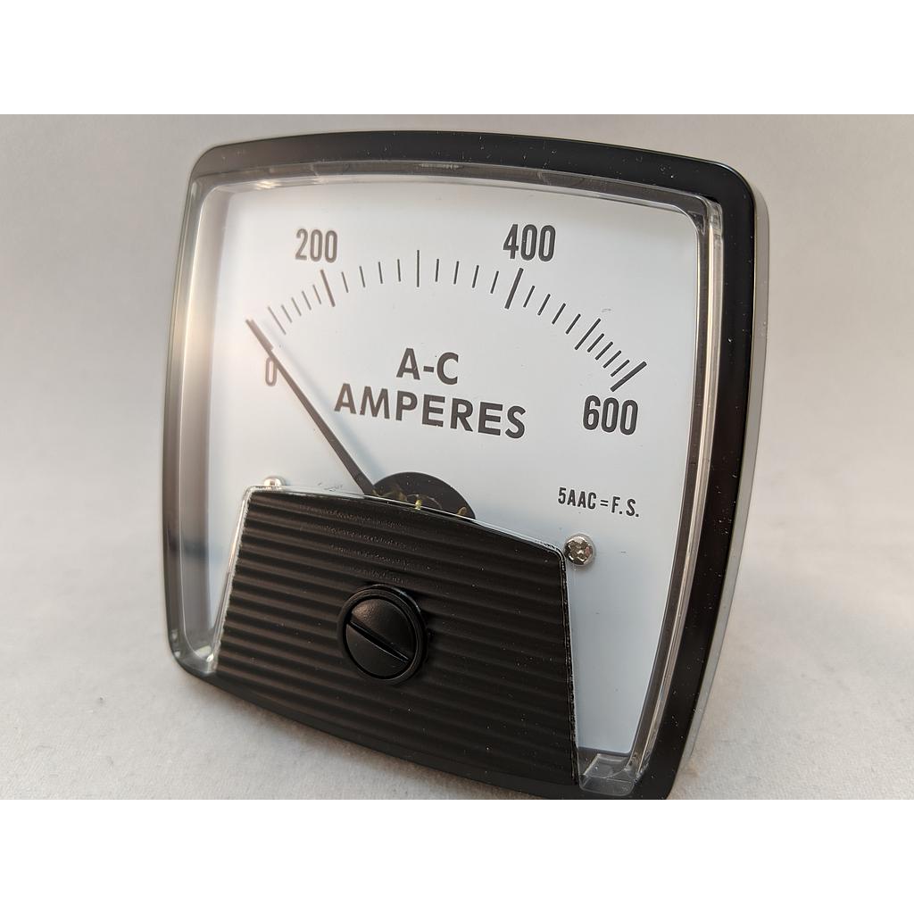 PANEL AMP METER 2.5" R=0-5AAC, S=0-600AAC 250240LSSJ