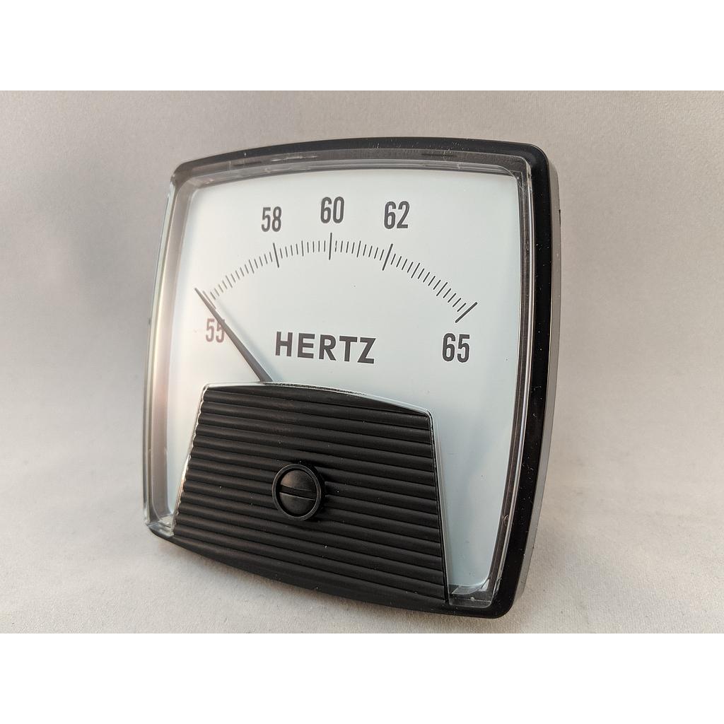 PANEL FREQUENCY METER 3.5" 120VAC 55-65 HZ BIG LOOK STYLE 254350ANAN