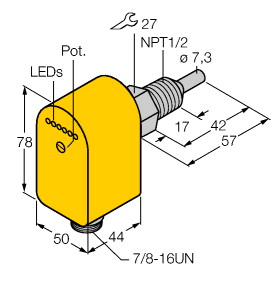 FCS-N1/2A4P-RRX-B1151/115VAC