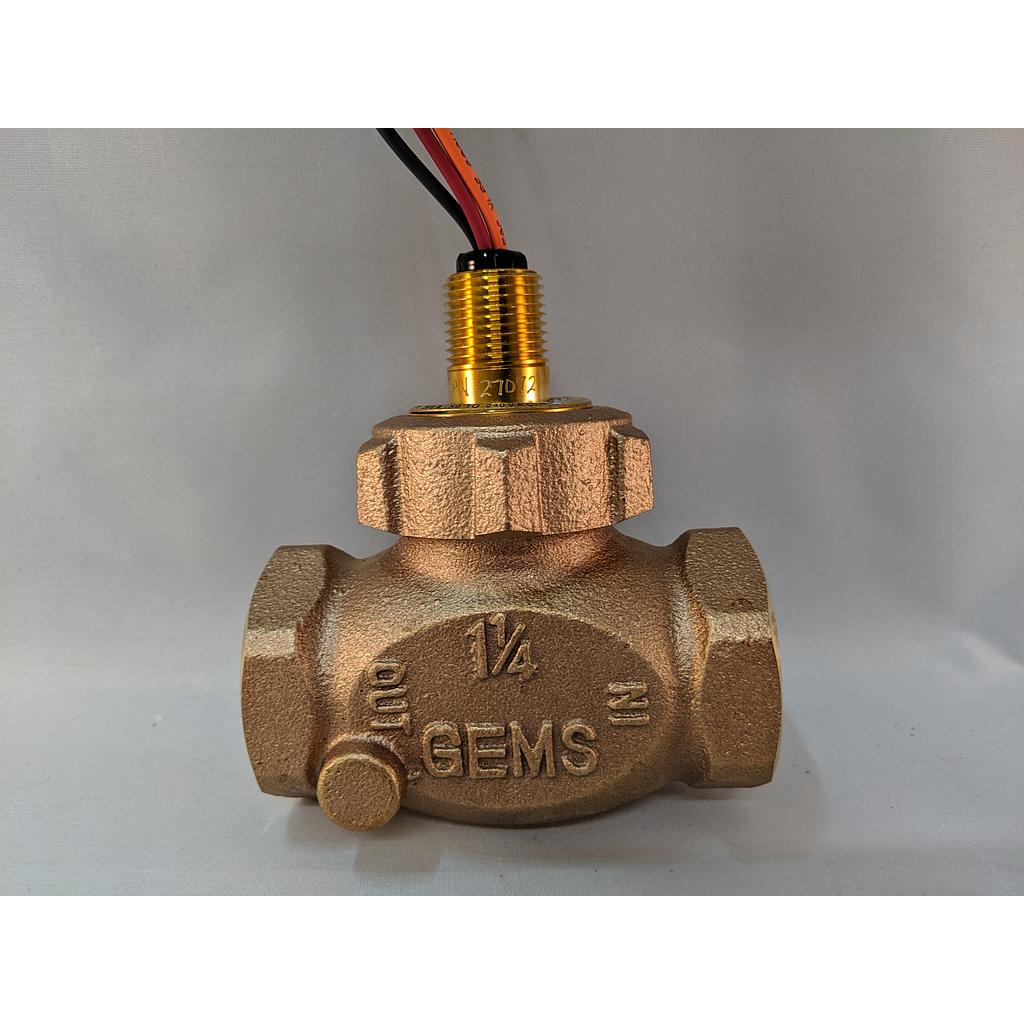 FS-200 SERIES FLOW SWITCH 1 1/4"NPT PORT.10.0GPM.BRONZE HOUSING