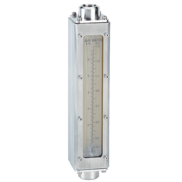 Industrial Flowmeter, 2.2 GPM Scale