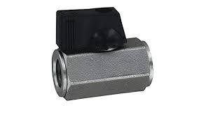 MINI STAINLESS STEEL BALL VALVE 1/4" MALE X FEMALE