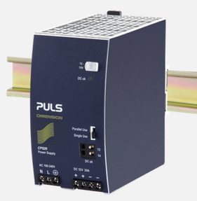 PULS CPS20.121 POWER SUPPLY, 100-240VAC INPUT, 12VDC AT 30A, 15VDC AT 27A OUTPUTS