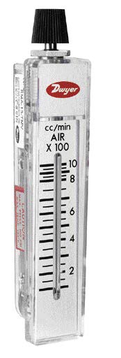 RATE-MASTER 2" SCALE .2-2 SCFH AIR WITH SS VALVE