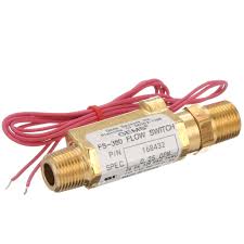 FS-380 Compact Flow Switch for High Inline Pressure, Brass, 0.25GPM, 3/8"MNPT