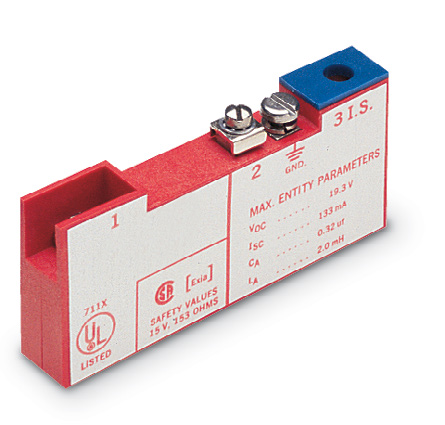 65800 Series Single Channel Zener Barrier, +24VDC