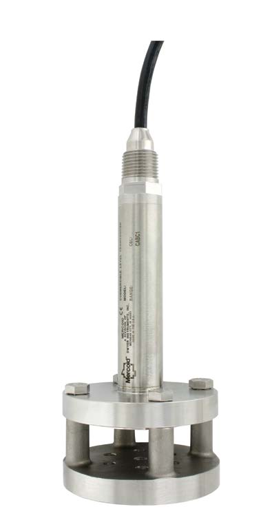 PBLT2 Series Submersible Level Transmitter, 0-10PSI, 40FT Poly Cable