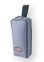 Carrying case, tough gray nylon pouch protects any Series 490A manometer, double zippered for quick and easy access, belt loop that snaps closed