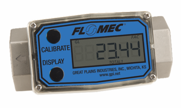 FLOMEC G2 SERIES PRECISION TURBINE METER 1" FNPT LDISP