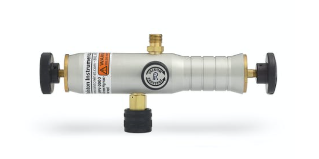 DPPV (+125 psi to -23 inHg) pump, 1/4" FNPT gauge adapter, 3ft hose, 1/4" MNPT process conn.