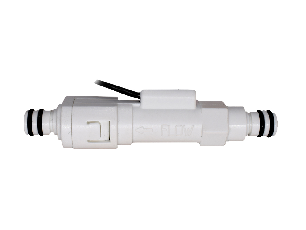 FS-380P Series Flow Switch, Polypropylene, 0.25 GPM, 1/4" QDC Male