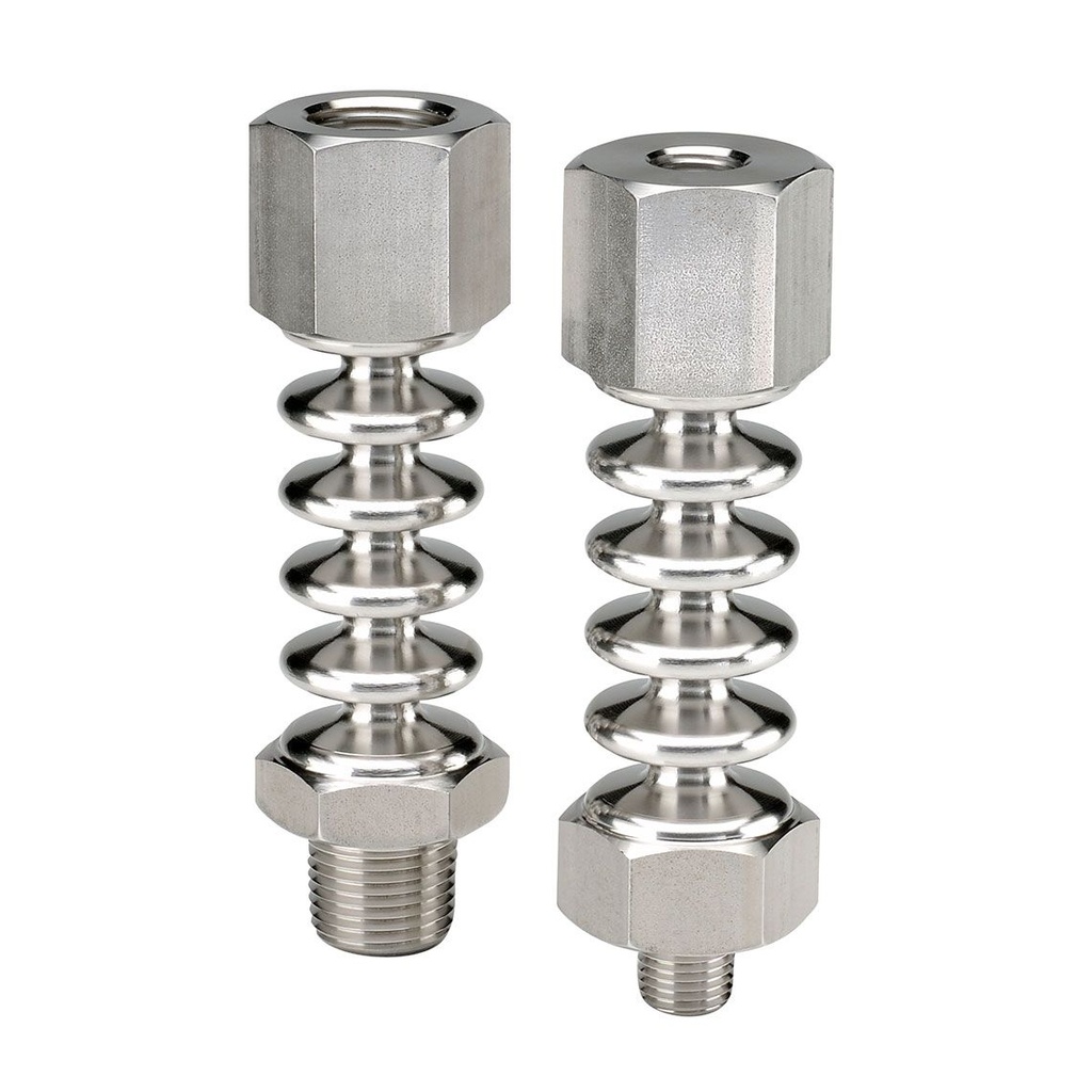 316SS Cooling Element, 1/2" NPT x 1/2" NPT, 4.68" Tall