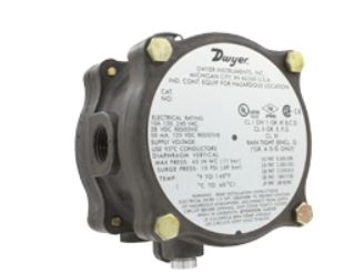 Series 1950G Explosion-proof Differential Pressure Switch, 0.15˝ - 0.50" w.c.