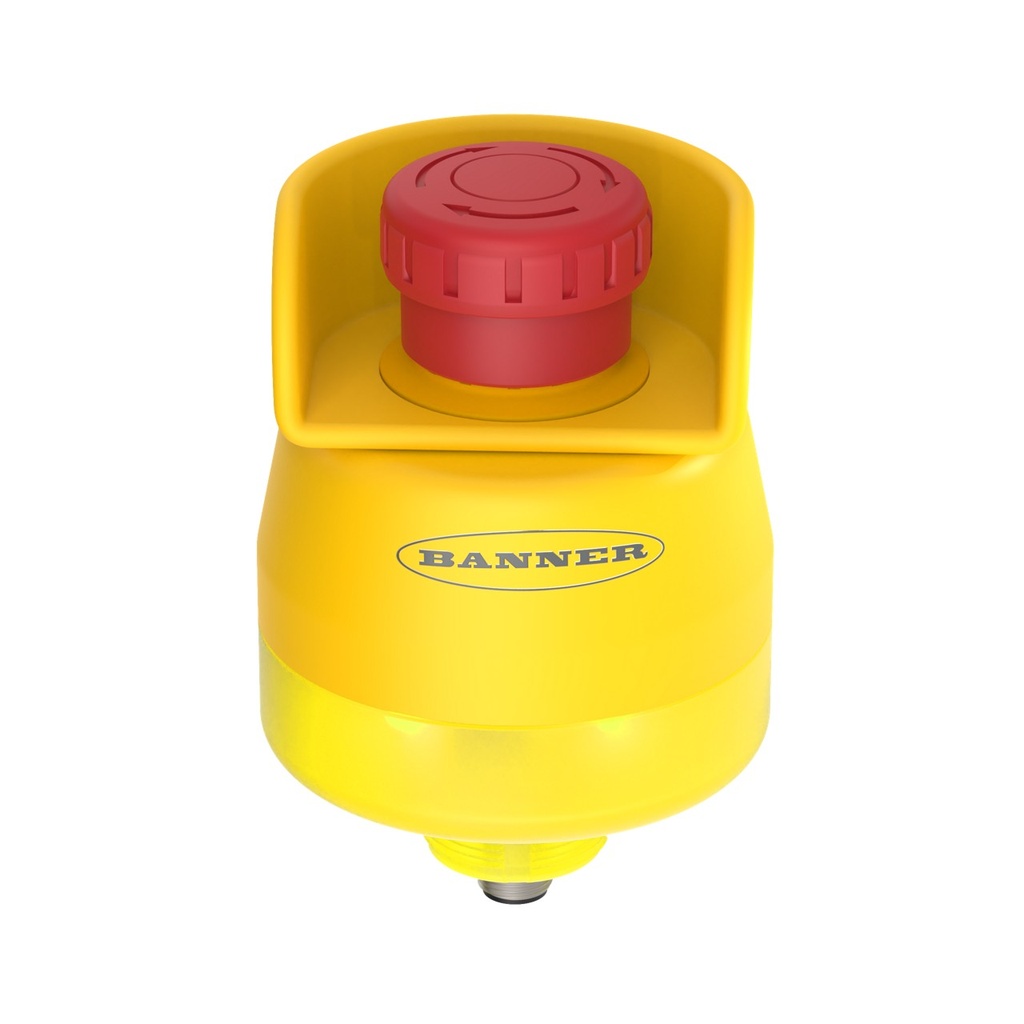 Ssa-Eb1 30 Mm Mount Emergency Stop Push Button, SSA-EB1PLYRS1-12ECQ8