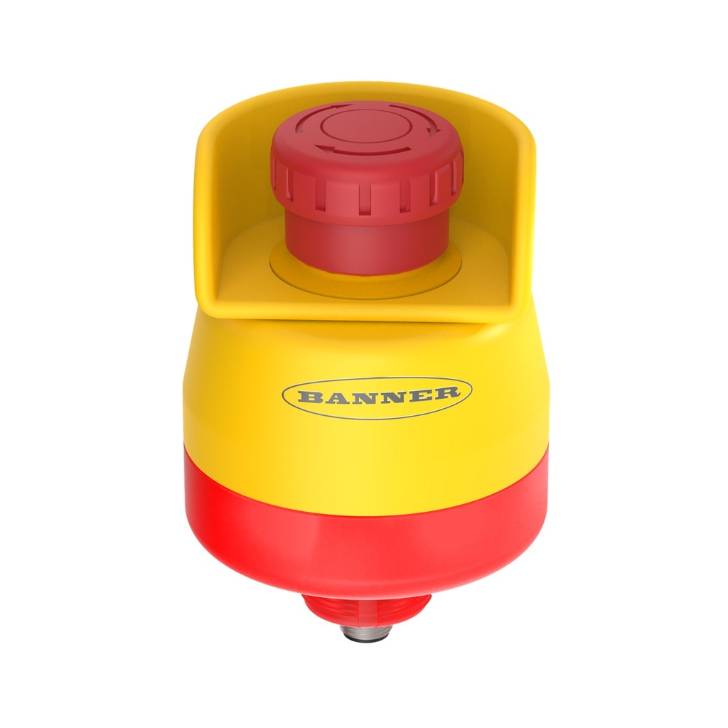 Ssa-Eb1 30 Mm Mount Emergency Stop Push Button, SSA-EB1PLYRS1-12ED1Q8