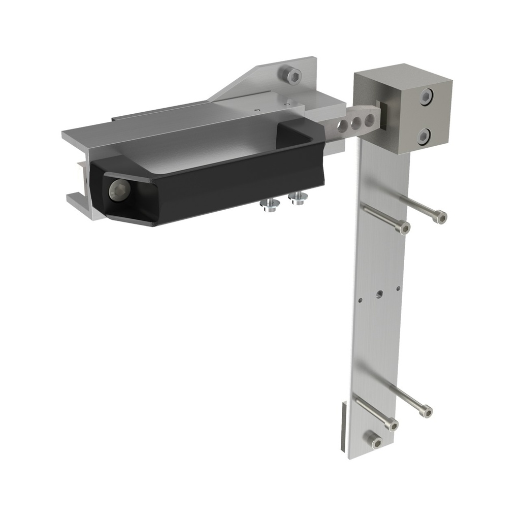 Si-Gl42 Accessory: Actuator-Mounted Sliding Door Handle, SI-QM-SSA-SH