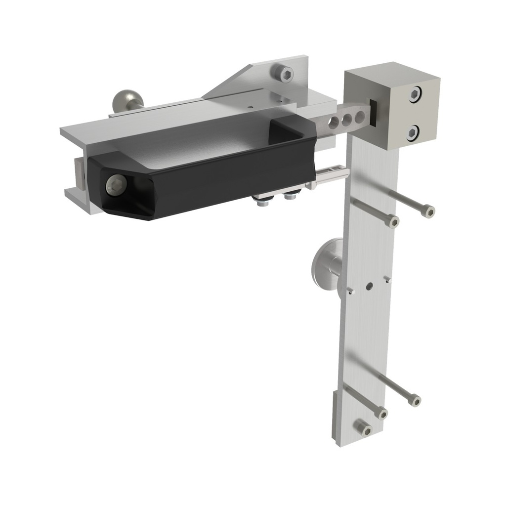 Si-Gl42 Accessory: Actuator-Mounted Sliding Door Handle With Emergency Release, SI-QM-SSA-SHER