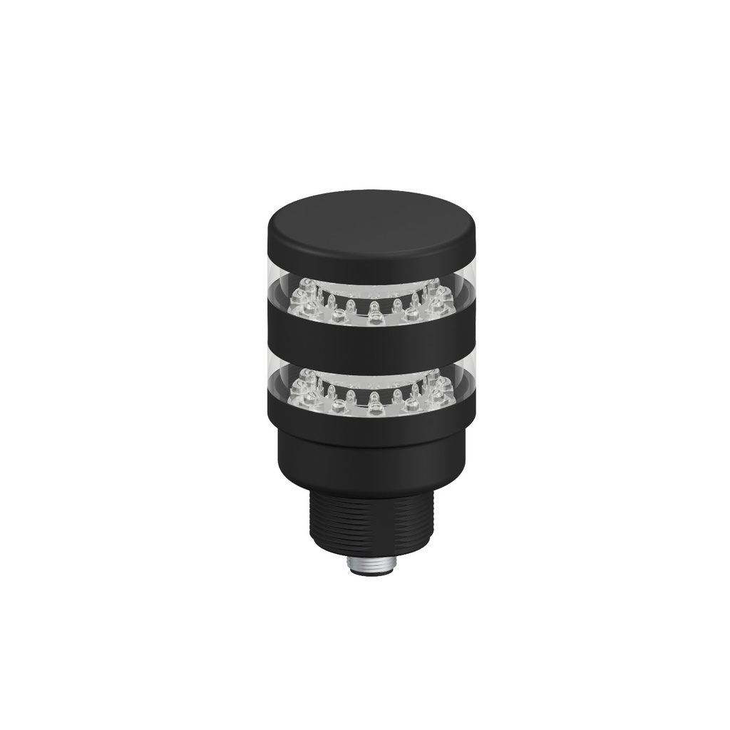 Tl50 Pro Tower Light, Beacon Black Housing: 2 Segment, TL50PBL2Q