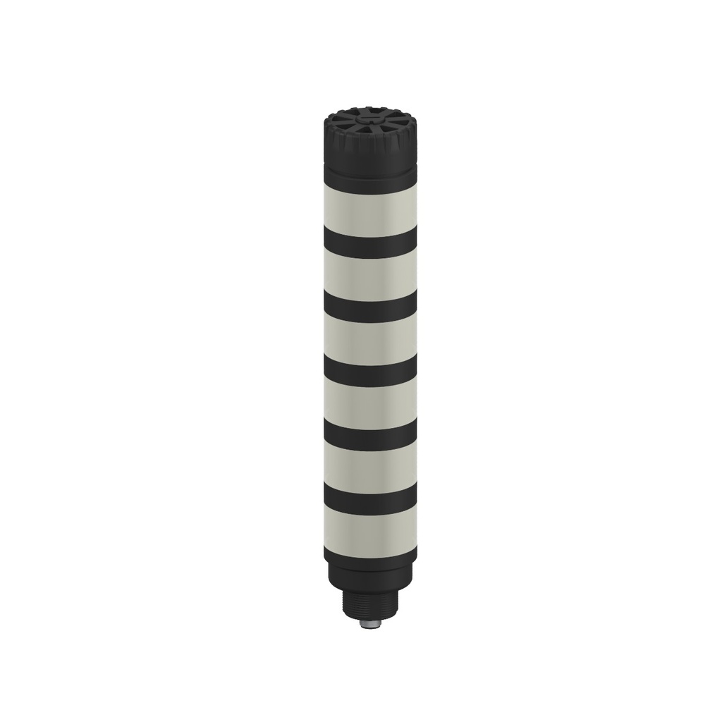 Tl50 Pro Tower Light With Audible, Standard Black Housing: 6 Lighted Segments, TL50P6AQ