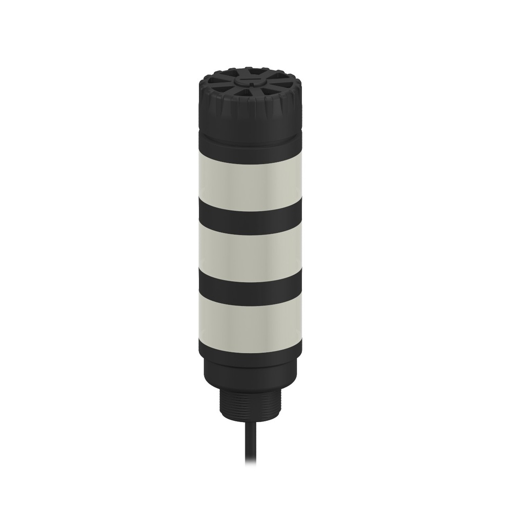 Tl50 Pro Tower Light With Audible, Standard Black Housing: 3 Lighted Segments, TL50P3AQP