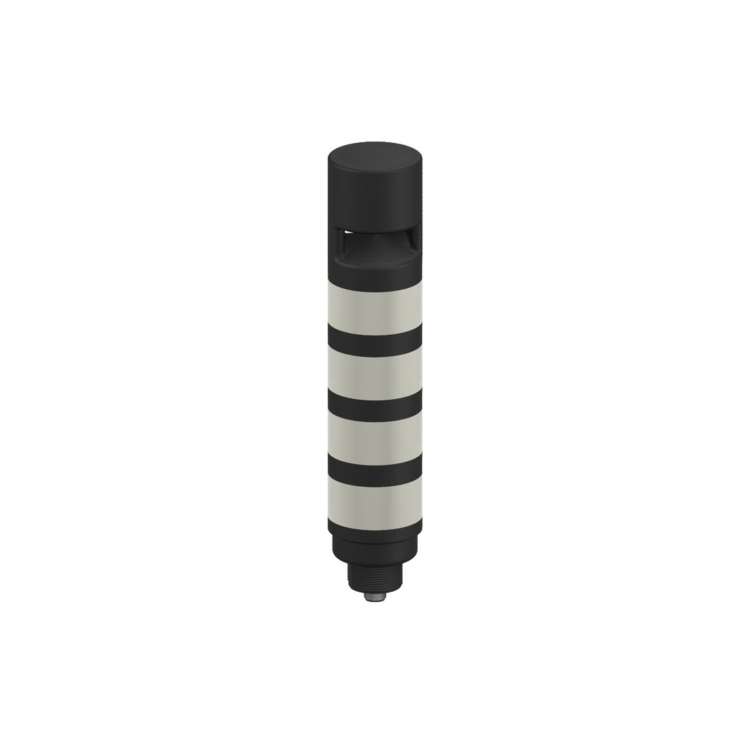 Tl50 Pro Tower Light With Sealed Omnidirectional Audible Indicator, Standard Black Housing: 4 Lighted Segments, TL50P4AOSQ