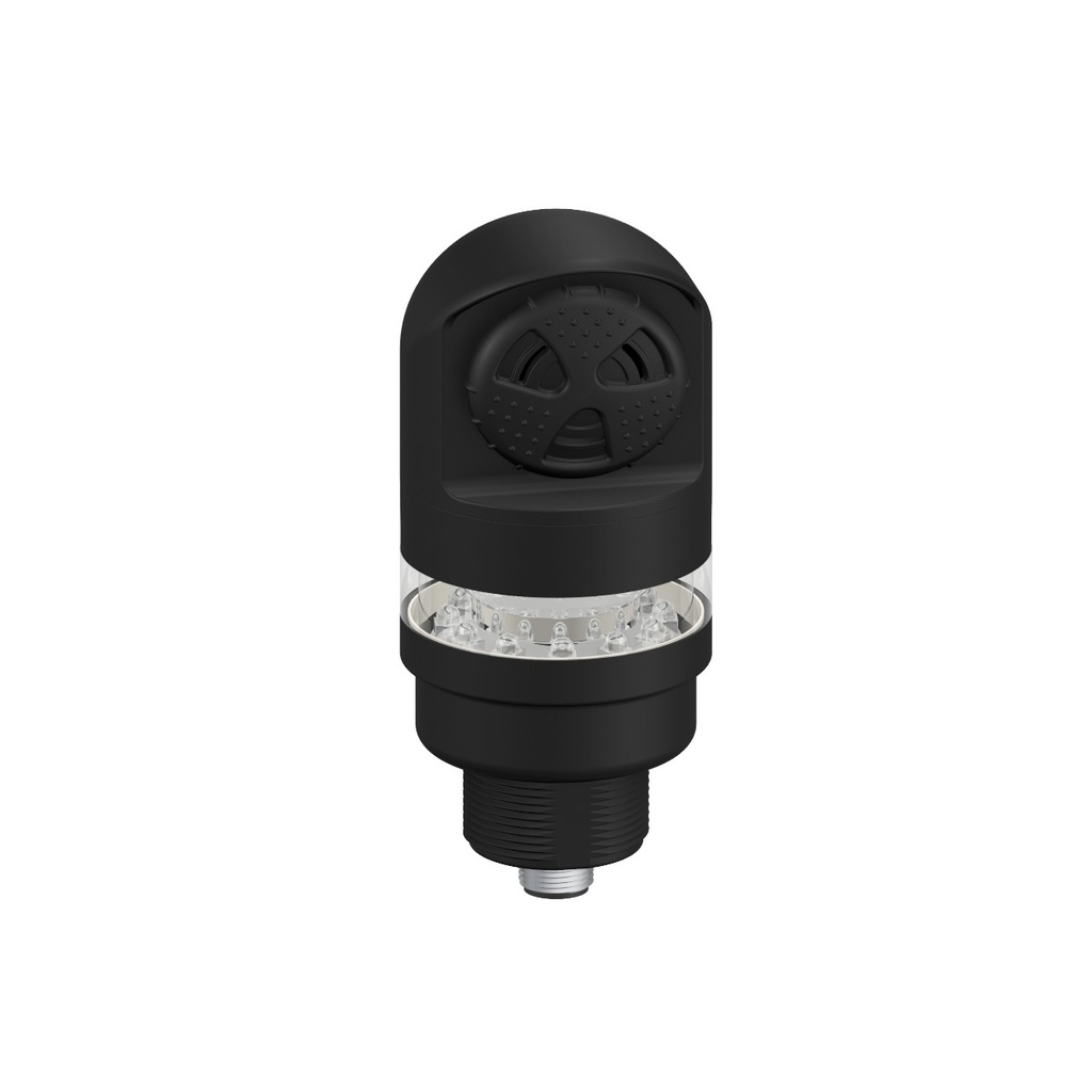 Tl50 Pro Tower Light With Sealed Loud Audible, Beacon Black Housing: 1 Lighted Segment, TL50PBL1ALSQ