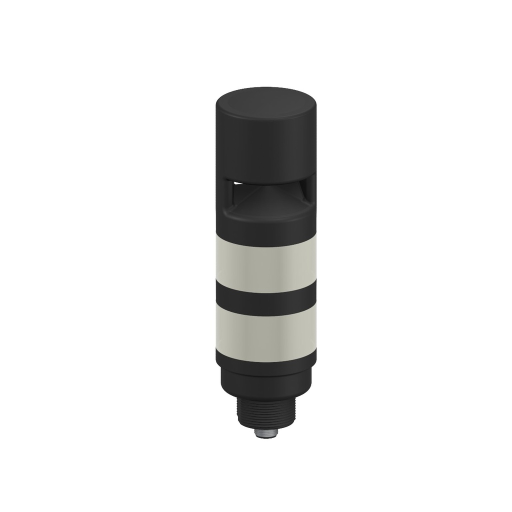 Tl50 Pro Tower Light With Sealed Omni-Directional Audible, Standard Black Housing: 2 Lighted Segments, TL50P2AOSQ