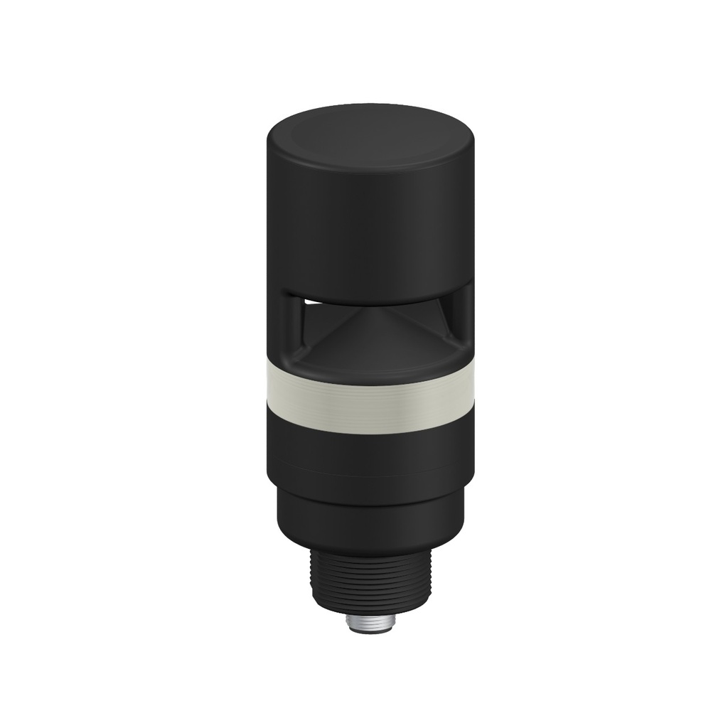 Tl50 Pro Tower Light With Io-Link Sealed Omni-Directional Audible, Compact Black Housing: 1 Lighted Segment, TL50C1AOSKQ