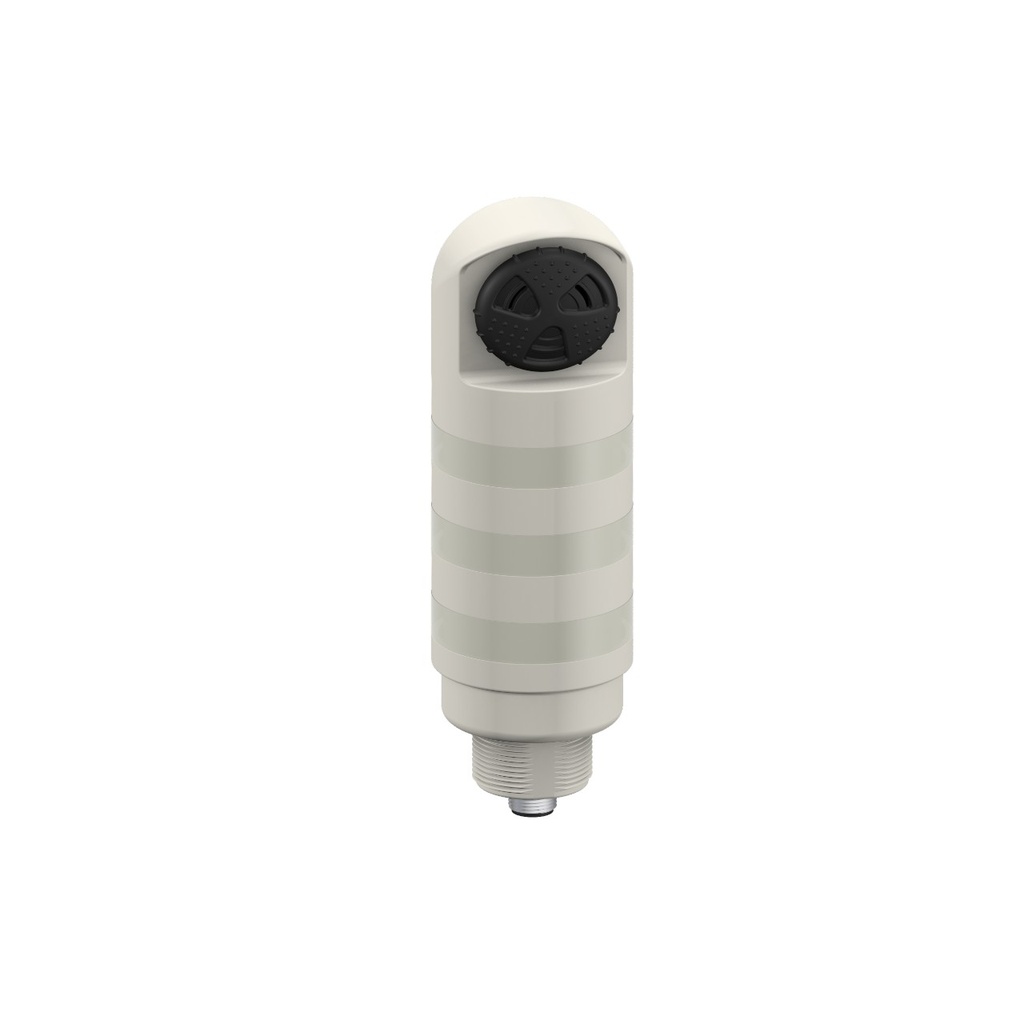 Tl50 Pro Tower Light With Sealed Loud Audible, Beacon Gray Housing: 3 Lighted Segments, TL50PBL3ALSCQ