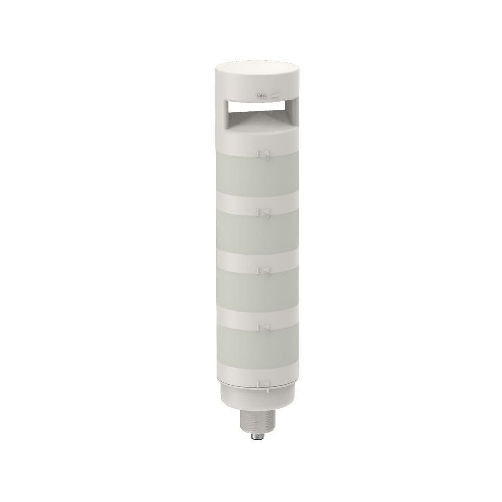 Tl70 Tower Light, Gray Housing: 4-Color Loud Audible Indicator, TL70GYRBALCQ