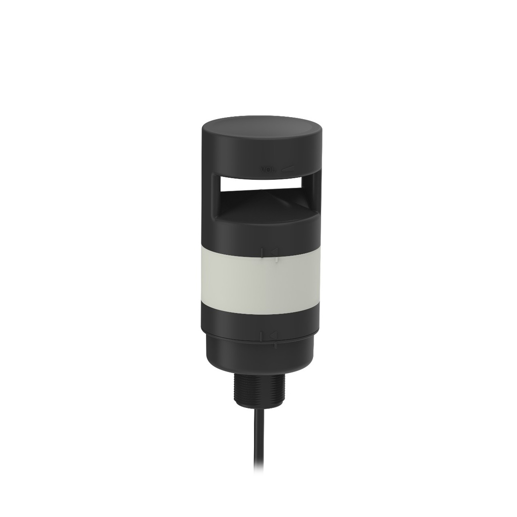 Tl70 Tower Light, Black Housing: 1-Color Loud Audible Indicator, TL70BAL