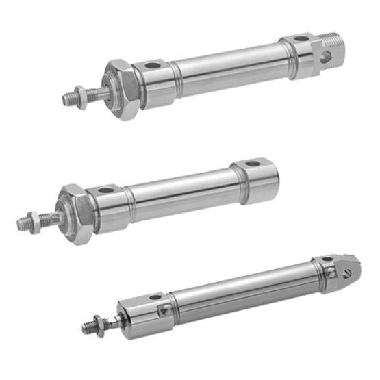 AVENTICS CSL-RD Series SS Round Cylinder, Double-Acting, Single 16 mm Piston Rod, 50mm Stroke, ISO 6432