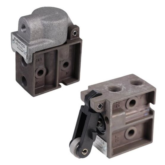 AVENTICS A-Pilotair Series Directional Valve, 1/4" NPTF, Die-Cast Aluminum, 2-BA-1, Manual Op, Panel Installation