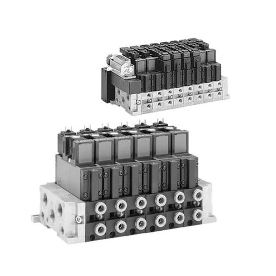 AVENTICS CD01-PA Series Std Valve System (ISO 15407-1), 26 mm, Internal Pilot, Manual Override w/Detent