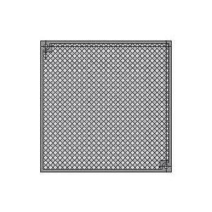 Retroreflector: Square 100x100mm, BRT-92X92CB