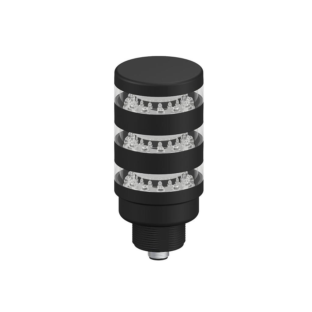 TL50 Pro Tower Light with IO-Link, Beacon Black Housing: 3-Segment, TL50BL3KQ